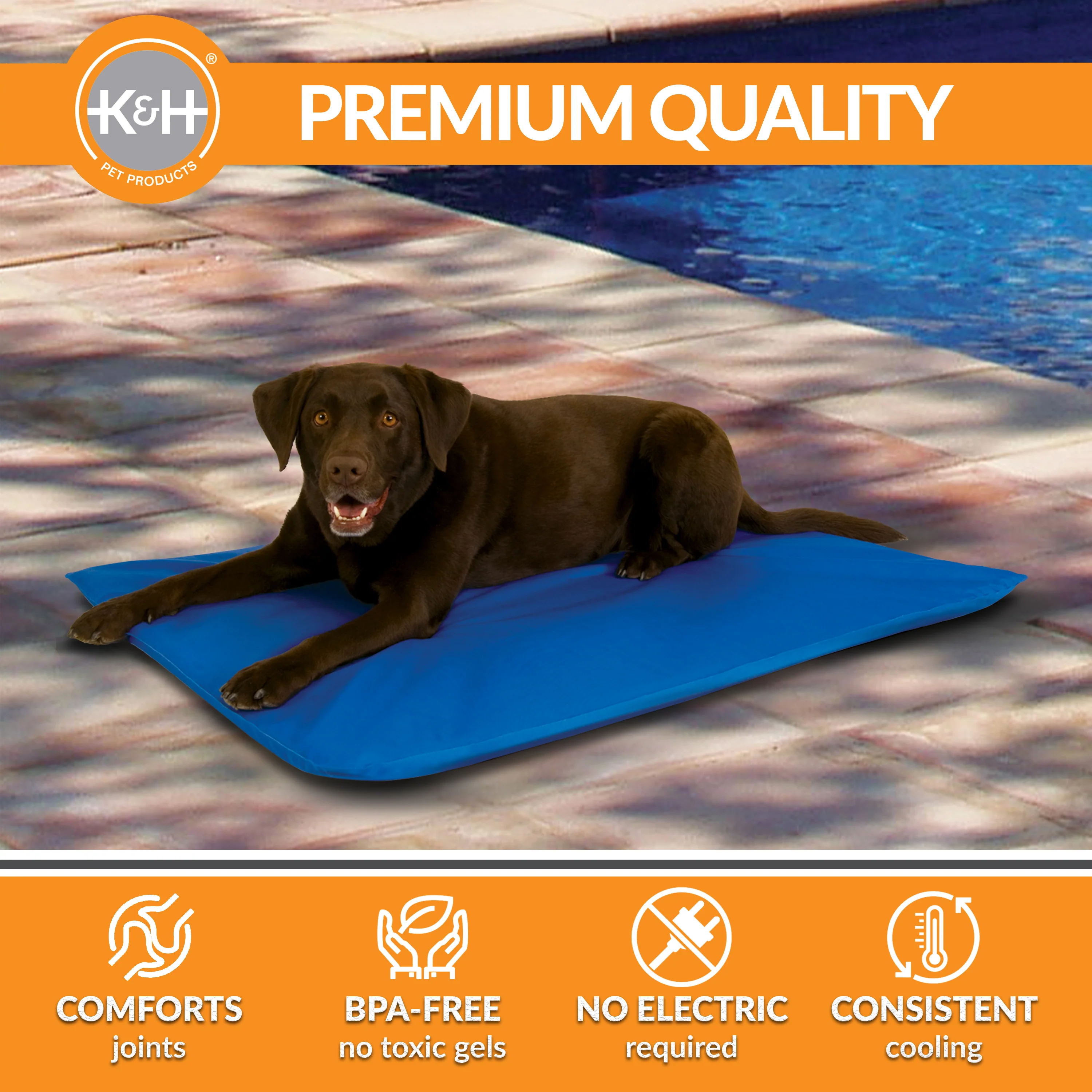 K&H Cool Bed III Cooling Dog Bed - Image 3