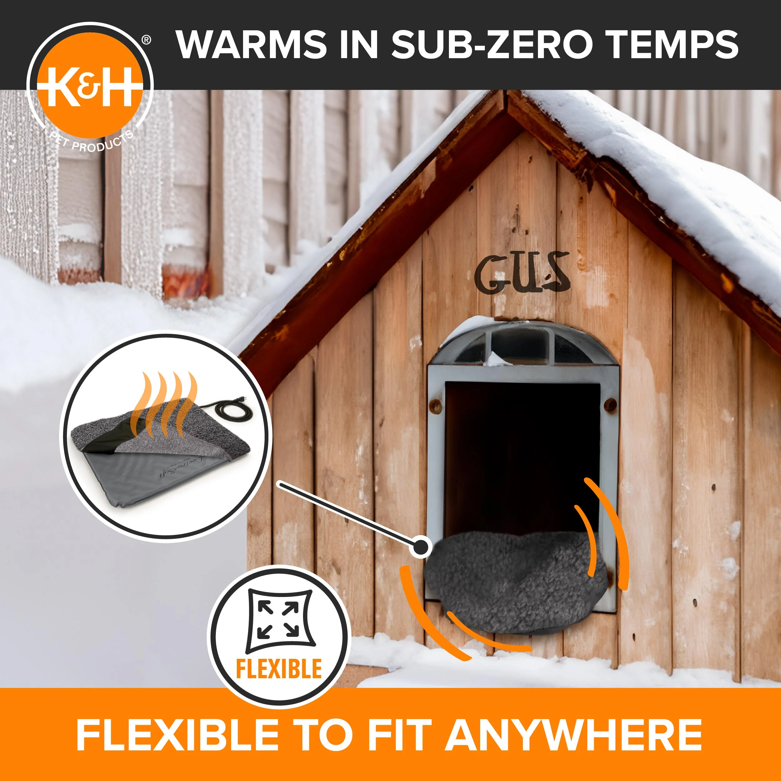 K&H Lectro-Soft™ Outdoor Heated Pet Bed - Image 3